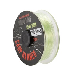 Материал поводочный Волжанка Chod Line (20м, Clear Green) 25 LB