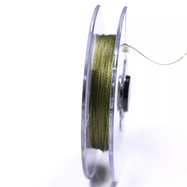 Материал поводочный Волжанка CreaFine (20м, без оплетки) Moss Green, 25 LB