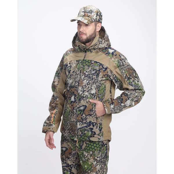 Костюм Тритон Chameleon Pro -5 (SoftShell) Forest Green/Бежевый