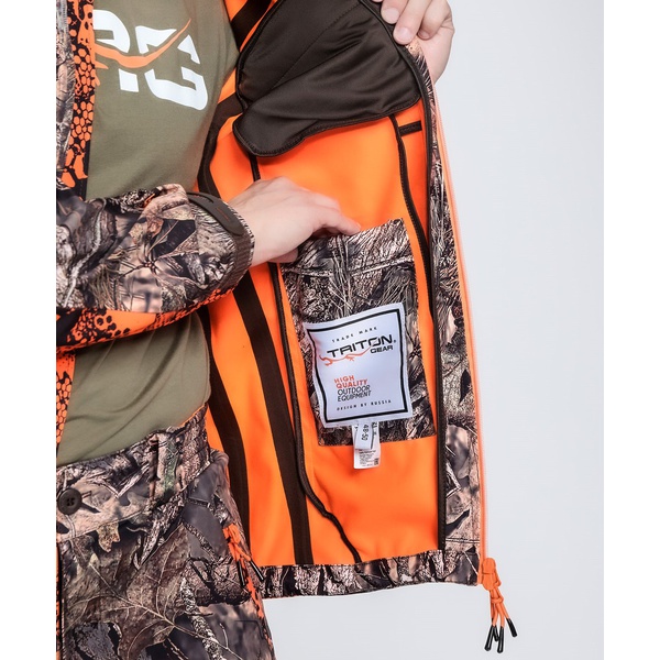 Костюм Тритон Chameleon Pro -5 (SoftShell) Forest/Signal