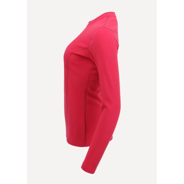 Термофутболка женская Сплав Arctic флис 100 L/S брусничный