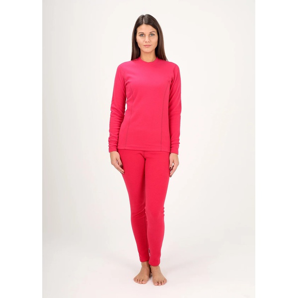 Термофутболка женская Сплав Arctic флис 100 L/S брусничный