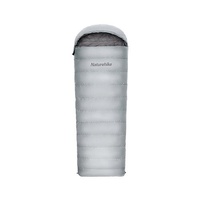 Мешок спальный Naturehike RM80 Series Утиный пух Size M Серый, Молния L