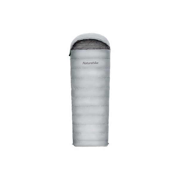 Мешок спальный Naturehike RM80 Series Утиный пух Size M Серый, Молния L