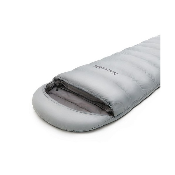 Спальный мешок Naturehike RM80 Series Утиный пух Size M Серый, Молния L