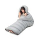 Мешок спальный Naturehike RM80 Series Утиный пух Size M Серый, Молния L. Фото 4