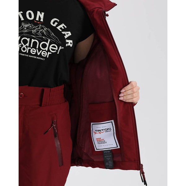 Костюм женский Тритон Pro -5°С (SoftShell) Винный