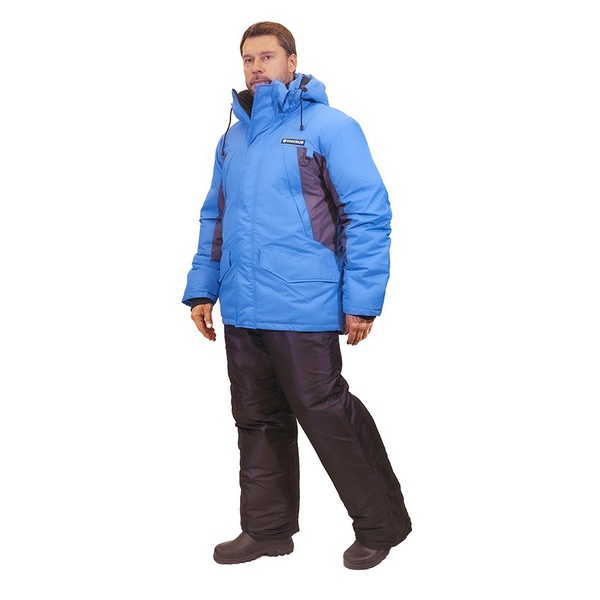 Костюм поплавок OneRus Фишер -45°С (Таслан) Синий/Чёрный