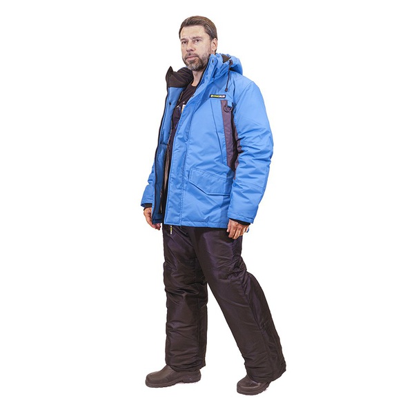 Костюм поплавок OneRus Фишер -45°С (Таслан) Синий/Чёрный