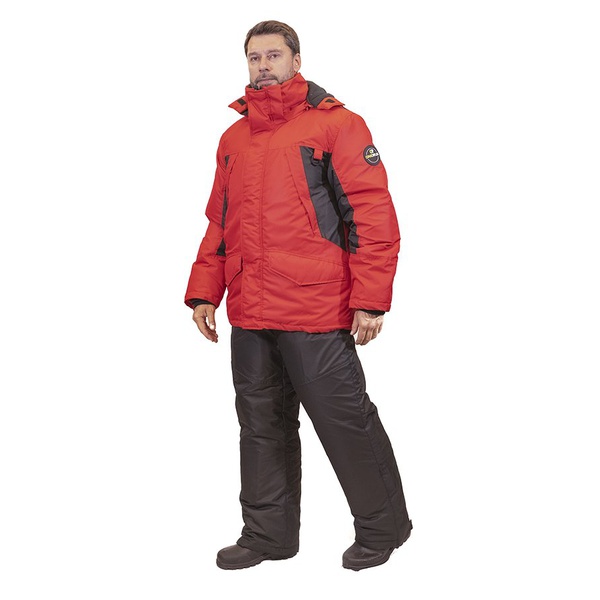 Костюм поплавок OneRus Фишер -45°С (Таслан) Красный/Чёрный