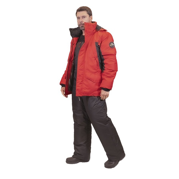 Костюм поплавок OneRus Фишер -45°С (Таслан) Красный/Чёрный