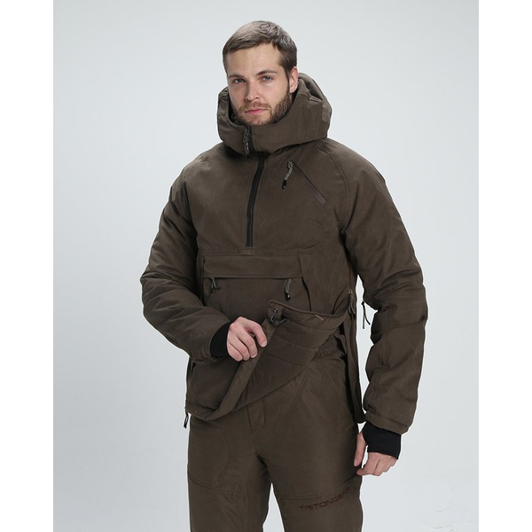 Костюм Тритон Vortex Pro -15°С Коричневый, (тк. Венанди Porelle, Primaloft Gold)