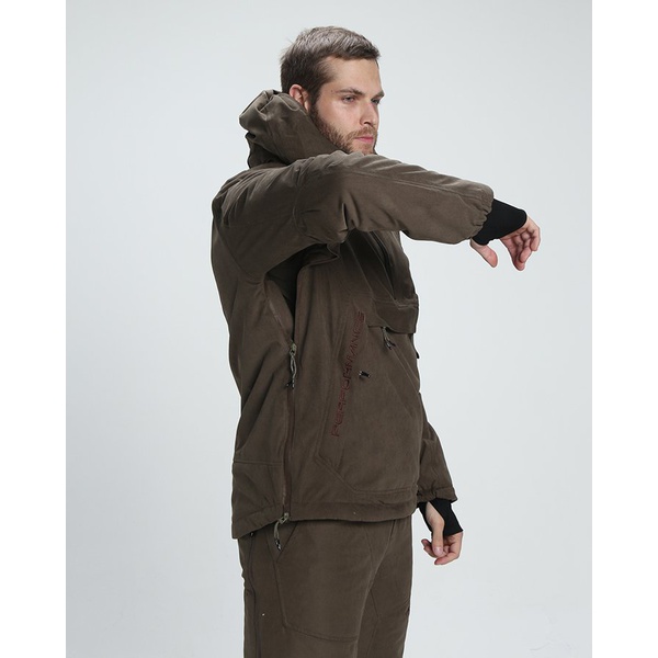 Костюм Тритон Vortex Pro -15°С Коричневый, (тк. Венанди Porelle, Primaloft Gold)