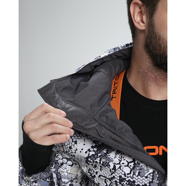 Костюм Тритон Vortex Pro -15°С Белый, (тк. SoftShell, Primaloft Gold)