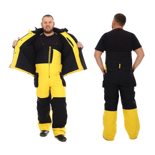 Костюм зимний Горизонт Грант Чёрно-жёлтый