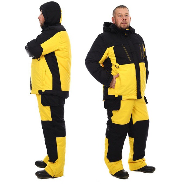 Костюм зимний Горизонт Грант Чёрно-жёлтый