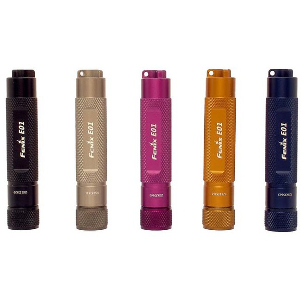 Фонарь Fenix E01 Nichia white GS синий