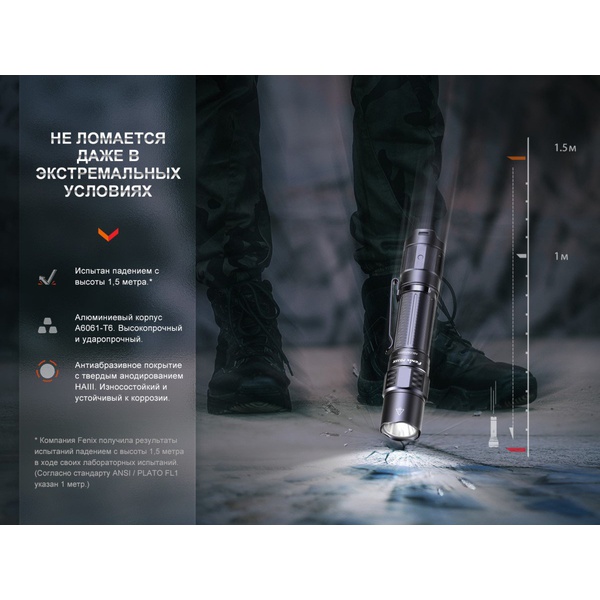 Фонарь тактический Fenix PD35R EDC/Tactical, 1700 Lm