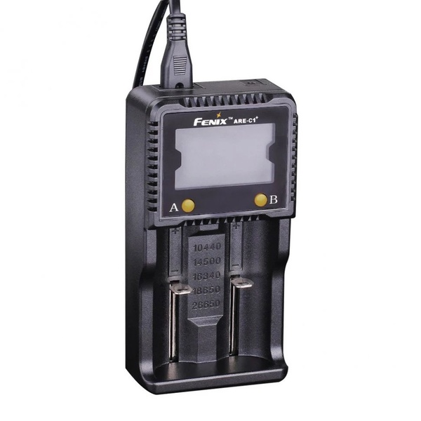 Устройство зарядное Fenix ARE-C1+ (26650, 18650, 16340, 14500, 10440, AA, AAA, C)