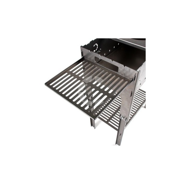 Мангал складной Следопыт PF-GR-23 со столиком и подставкой под казан (в сумке)