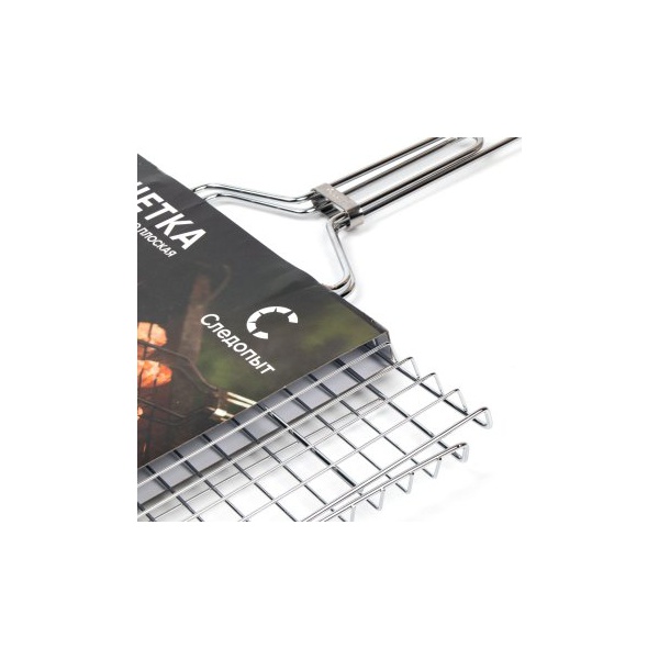 Решётка для гриля и барбекю плоская Следопыт Picnic (45х26х2 см)