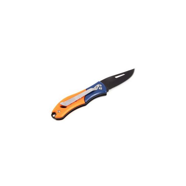 Нож туристический Следопыт PF-PK-32 оранжево-синяя ручка