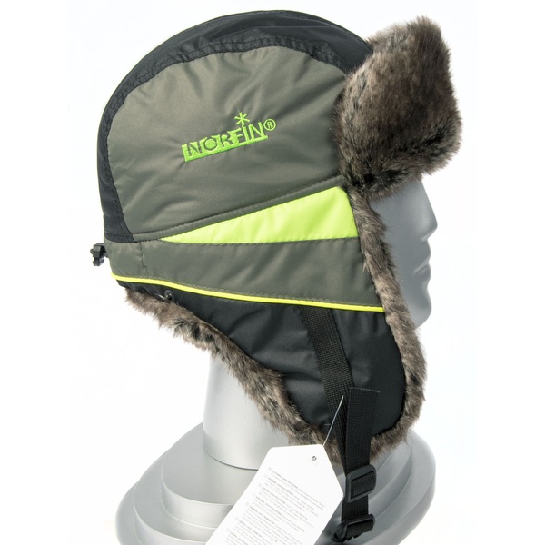 Шапка-ушанка Norfin Discovery LE зелёный