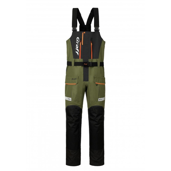 Костюм зимний Graff 215-О-В-7 (поплавок) Чёрно-оливковый