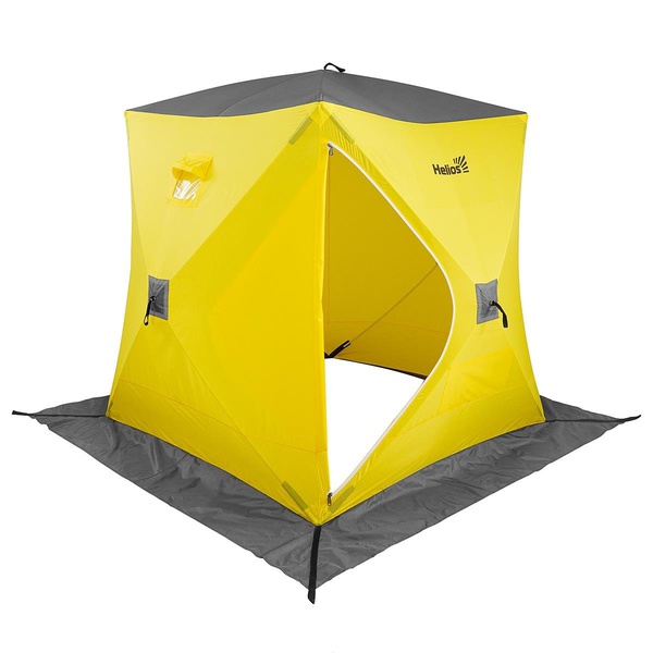 Палатка зимняя Helios Куб Premium (1,8 х 1,8 м, утепл.)