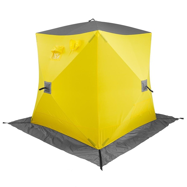 Палатка зимняя Helios Куб Premium (1,8 х 1,8 м, утепл.)