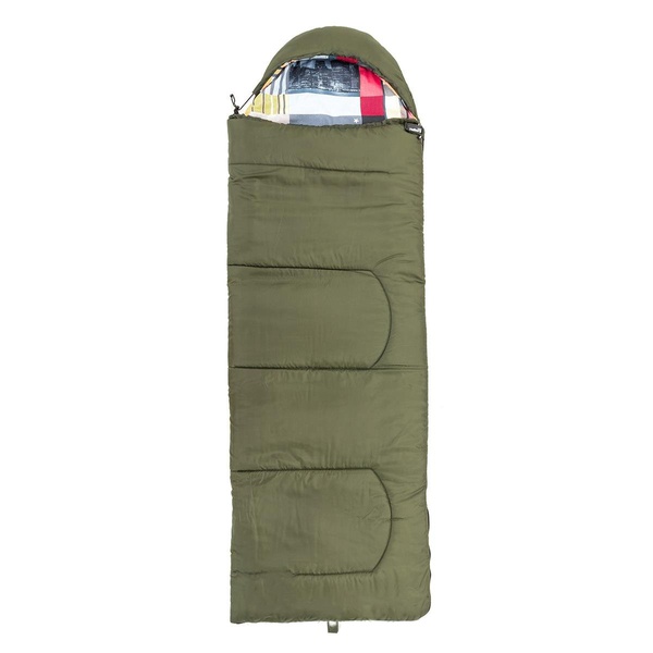Спальный мешок Helios Olympus (210x70 см) зеленый/город, 200 гр/м²