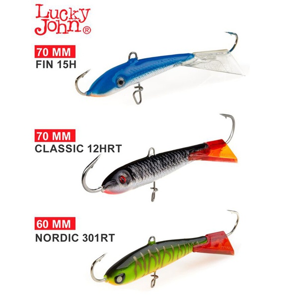 Набор балансиров Lucky John без тройника 3шт Mix6