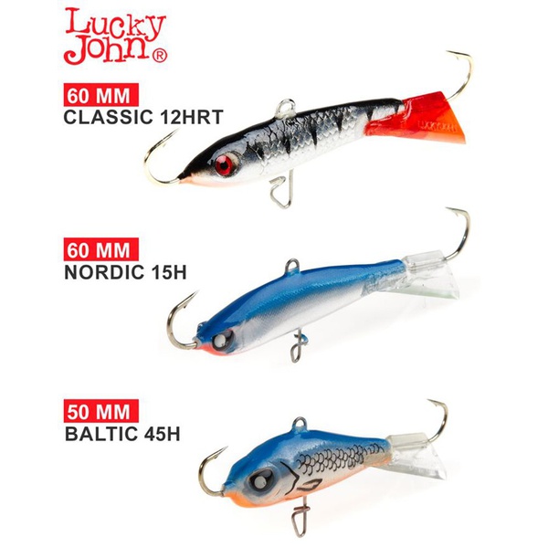 Набор балансиров Lucky John без тройника 3шт Mix8