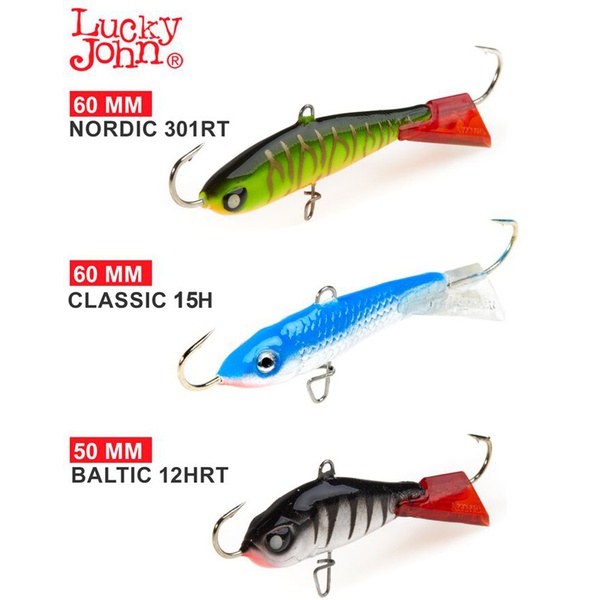 Набор балансиров Lucky John без тройника 3шт Mix9