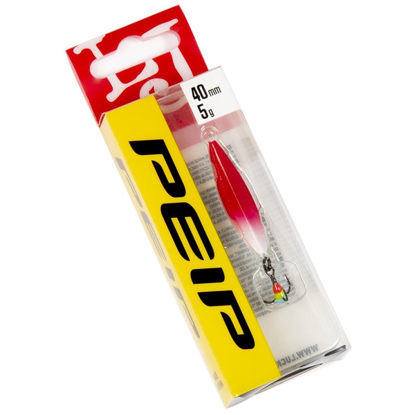 Блесна вертикальная Lucky John Peip 40мм RW