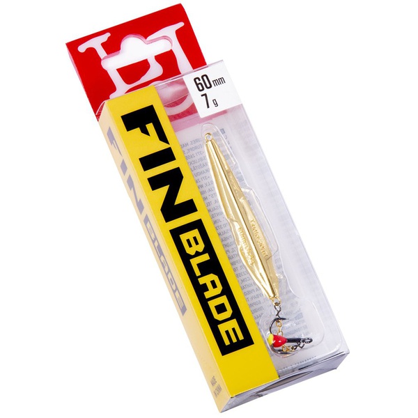 Блесна вертикальная Lucky John Fin Blade 60 мм G, S