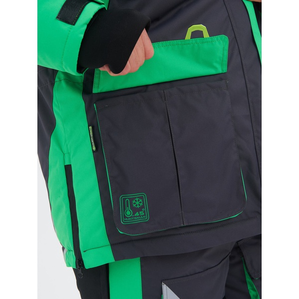 Костюм зимний Huntsman Yakutia (тк. Galaxy Breathable) Тёмно-серый