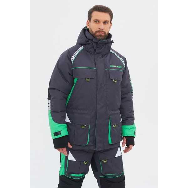 Костюм зимний Huntsman Yakutia (тк. Galaxy Breathable) Тёмно-серый