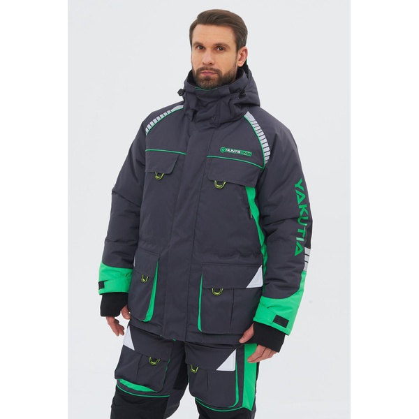 Костюм зимний Huntsman Yakutia (тк. Galaxy Breathable) Тёмно-серый