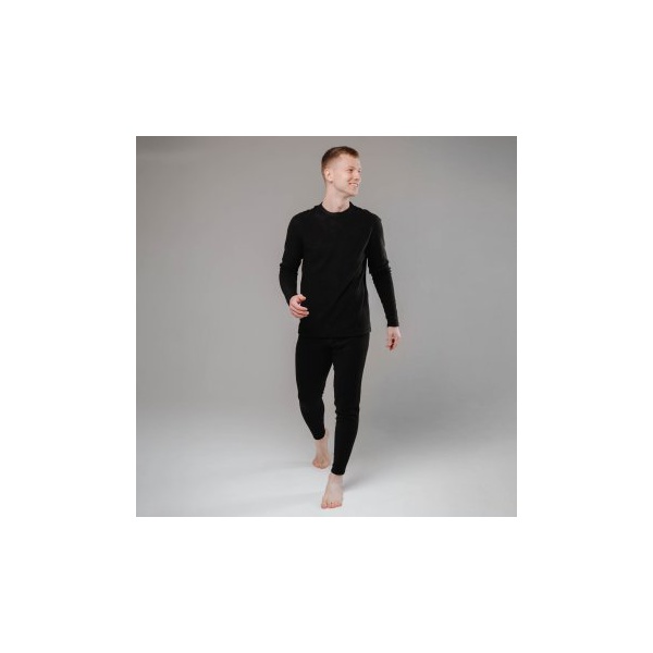 Термобельё Следопыт Fleece комплект (до -25С°) чёрное