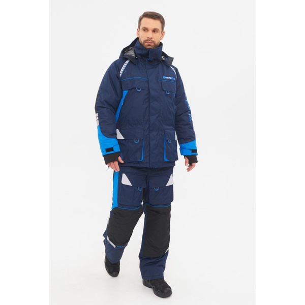 Костюм зимний Huntsman Yakutia (тк. Galaxy Breathable) Тёмно-синий