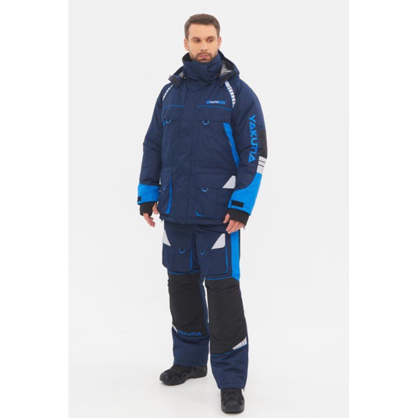 Костюм зимний Huntsman Yakutia (тк. Galaxy Breathable) Тёмно-синий
