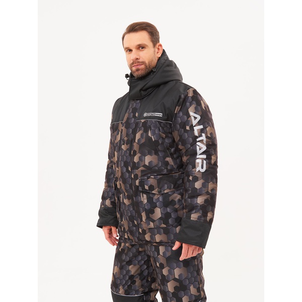 Костюм зимний Huntsman Альтаир КМФ 001 (соты хаки)