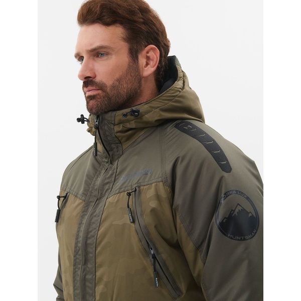 Костюм зимний Huntsman Горка-Люкс Хаки, тк. Breathable Camo