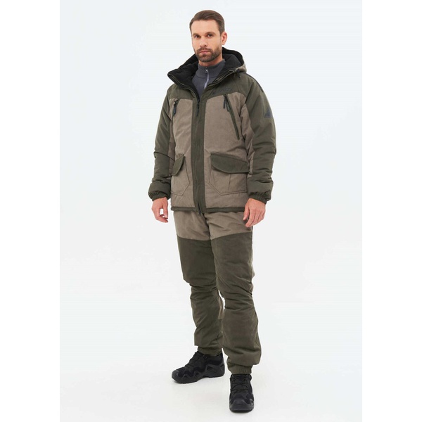 Костюм зимний Huntsman Горка-Люкс Хаки, тк. Исландия
