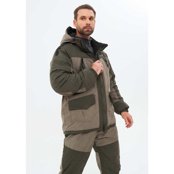Костюм зимний Huntsman Горка-Люкс Хаки, тк. Исландия