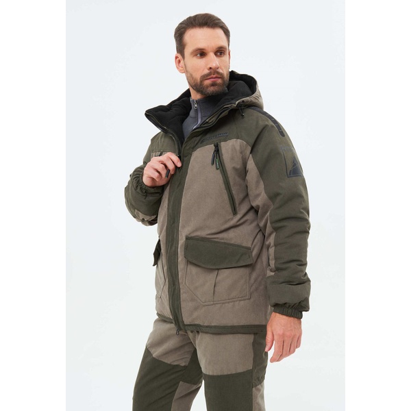 Костюм зимний Huntsman Горка-Люкс Хаки, тк. Исландия