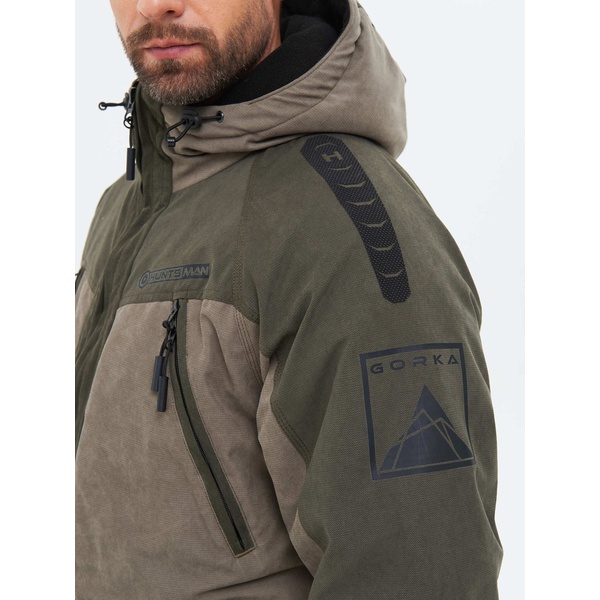 Костюм зимний Huntsman Горка-Люкс Хаки, тк. Исландия