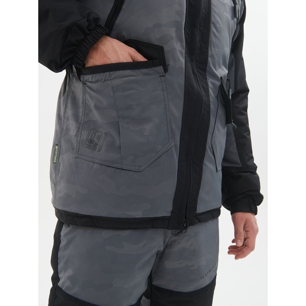 Костюм зимний Huntsman Горка-Люкс Серый, тк. Breathable Camo