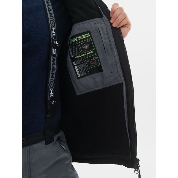 Костюм зимний Huntsman Горка-Люкс Серый, тк. Breathable Camo